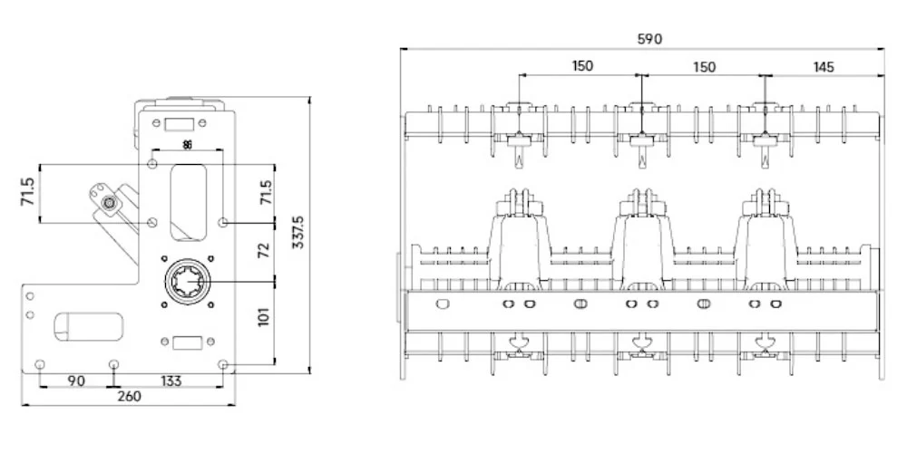 11kv Medium Voltage Isolation Switch Disconnector