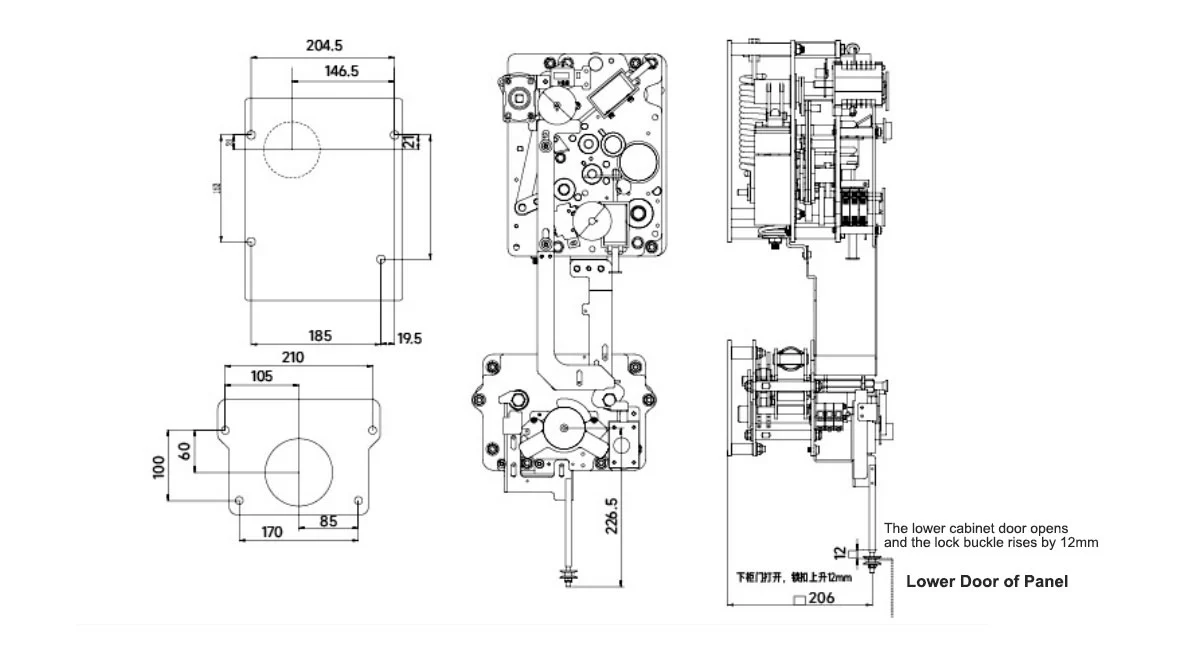 11kv Medium Voltage Vcb Circuit Breaker With Isolating Mechanism