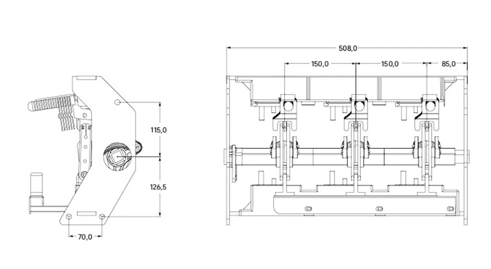 11kv Load Break Switch For Medium Voltage Ring Main Unit
