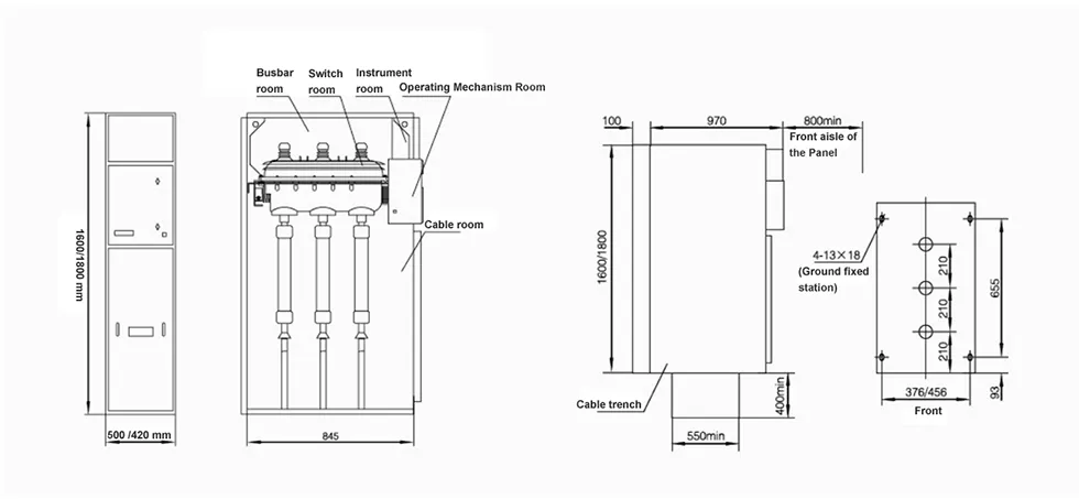 11kv Medium Voltage Ring Main Unit Mv Panels