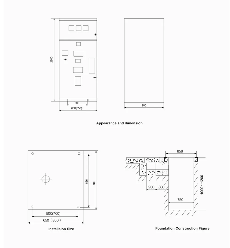 11kv Medium Voltage Rmu Electrical Panels