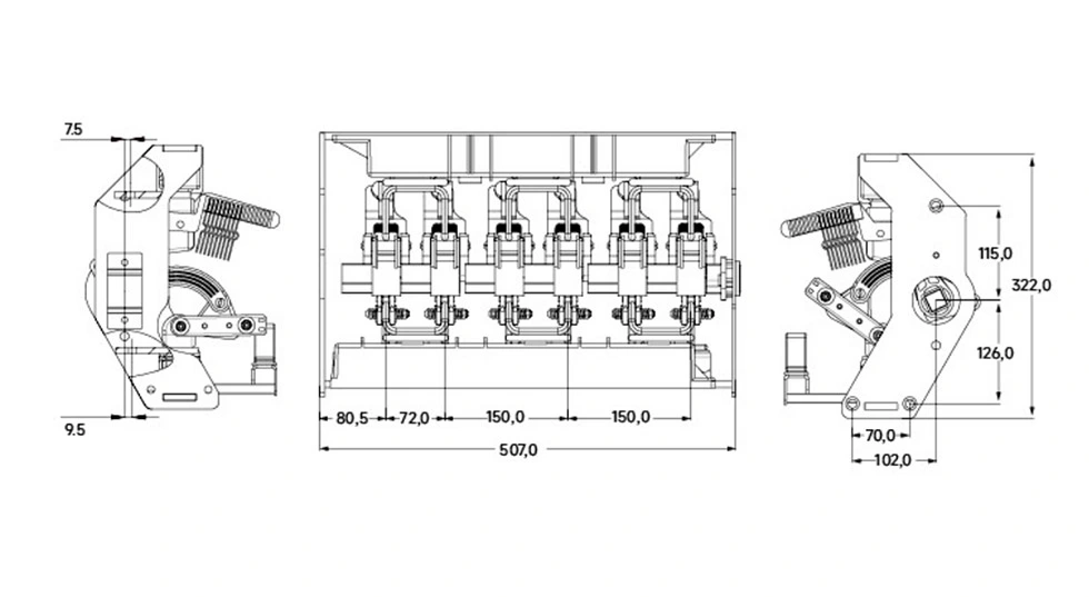11kv Rmu Panels Indoor Medium Voltage Load Break Switches