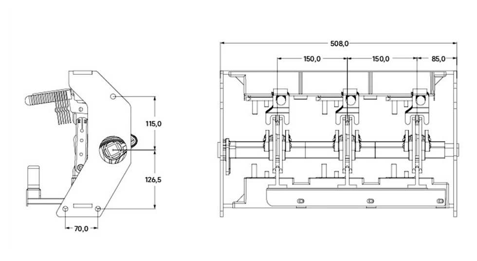 22kv Vacuum Circuit Breaker With Load Break Switch